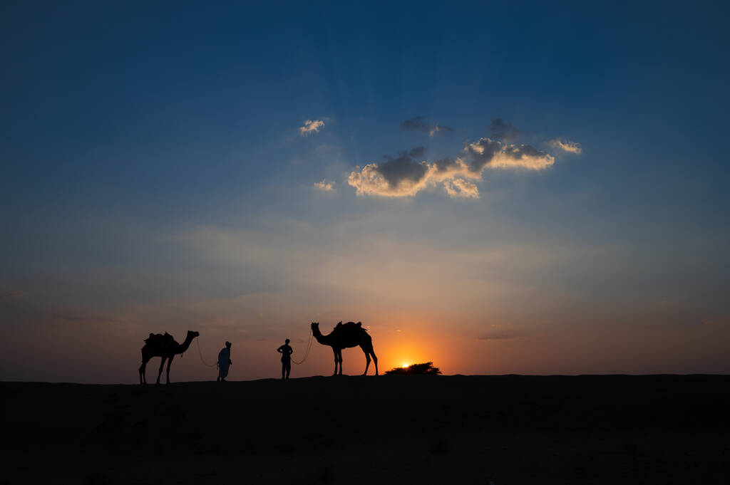 Sunset at the Sand Dunes of Jaisalmer