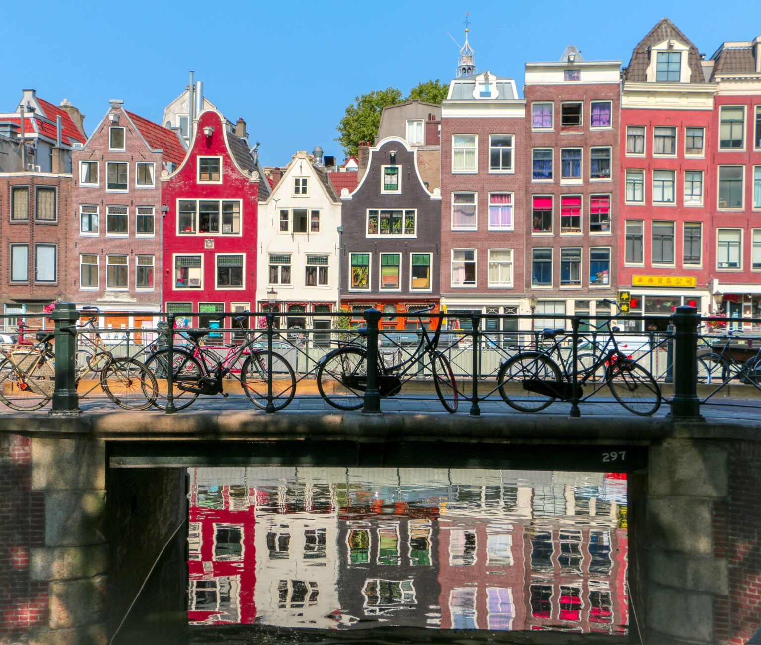 Canal-Lined Streets of Amsterdam