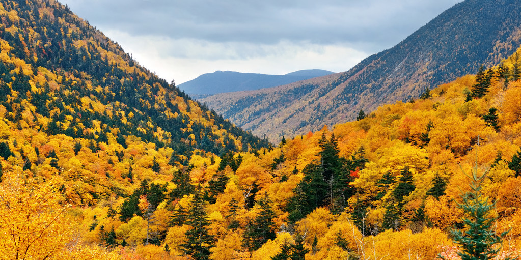 White Mountains in New Hampshire