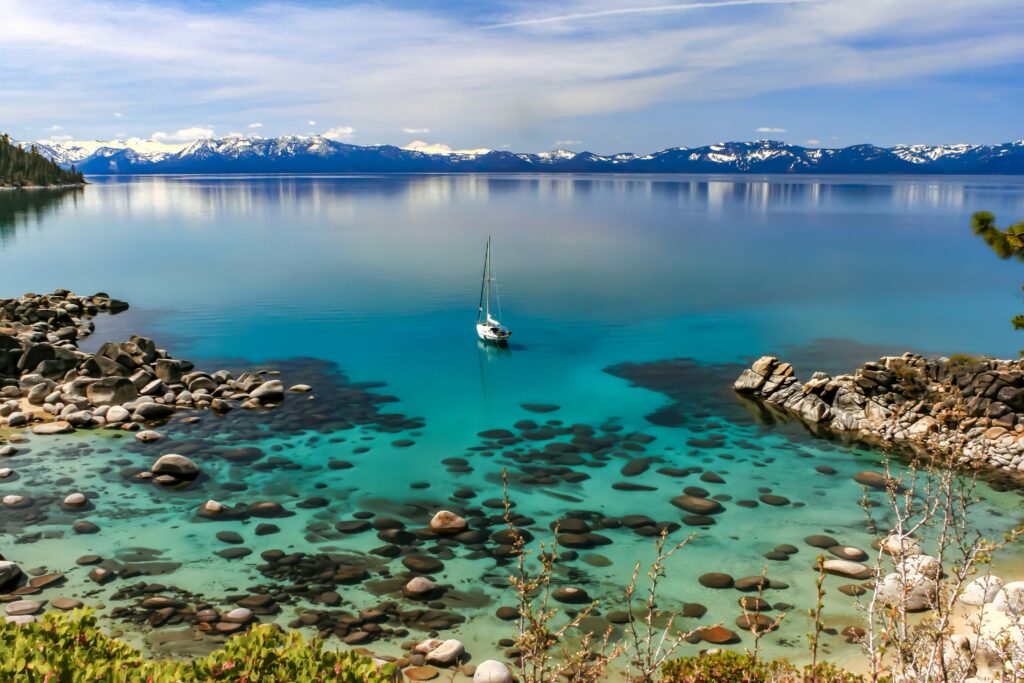 Lake Tahoe is boating