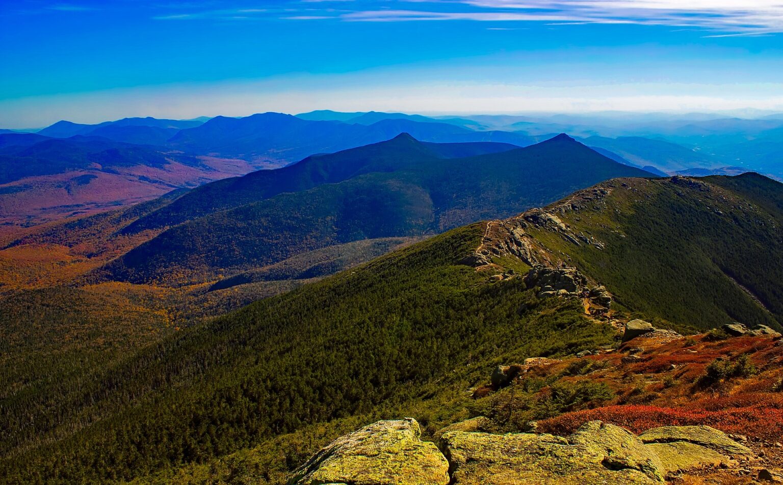 White Mountains in New Hampshire